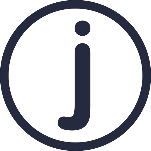 문자 j Generic Basic Outline icon