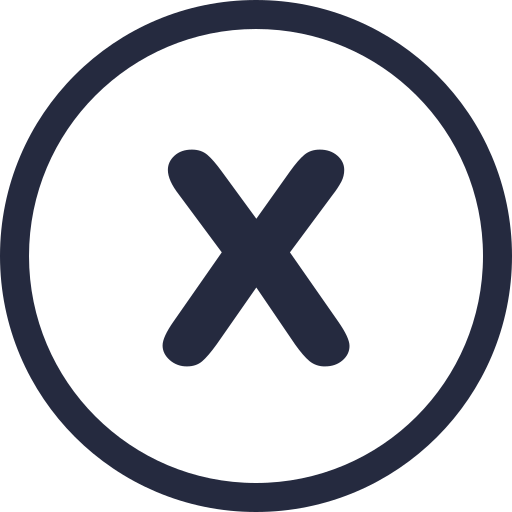 문자 x Generic Basic Outline icon