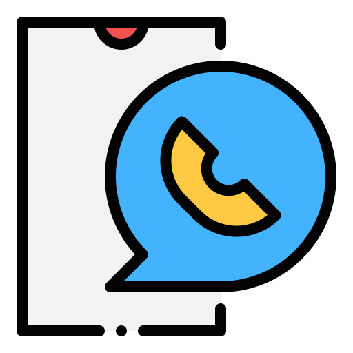 電話 Generic Outline Color icon