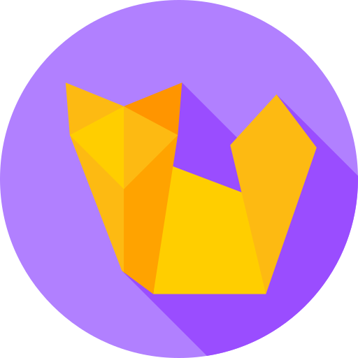 狐 Flat Circular Flat icon
