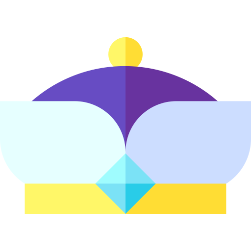 Crown Basic Straight Flat icon
