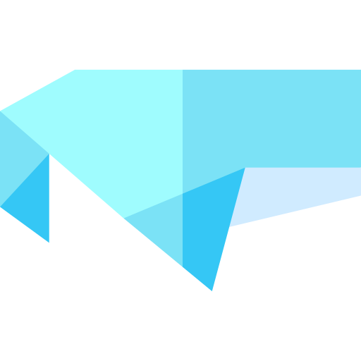 Whale Basic Straight Flat icon