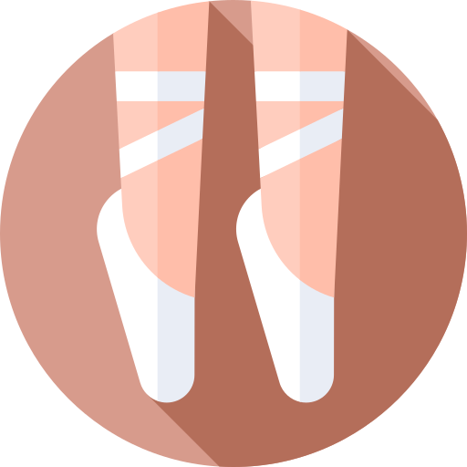 ballett Flat Circular Flat icon