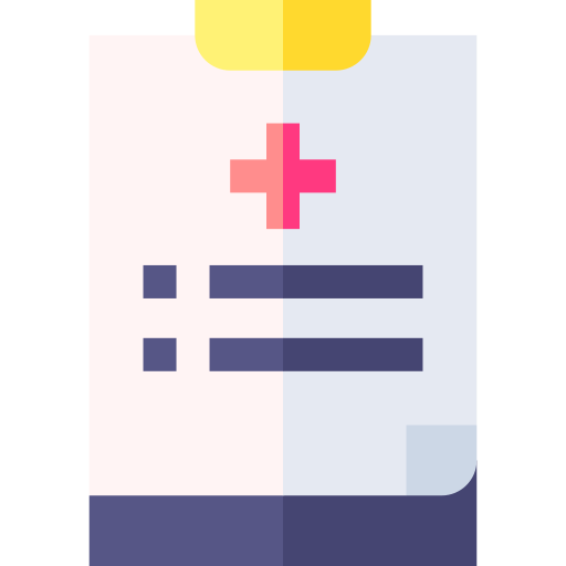 Medical form Basic Straight Flat icon