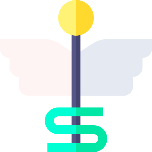 medizin symbol Basic Straight Flat icon