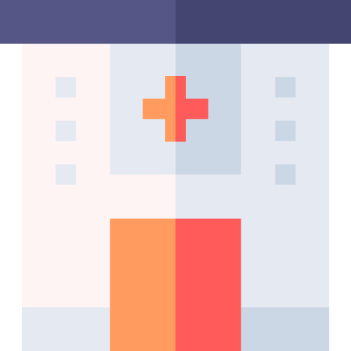 krankenhaus Basic Straight Flat icon