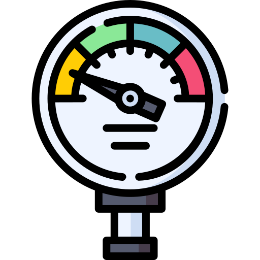 Pressure gauge Special Lineal color icon