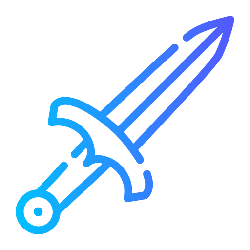 Dagger Generic Gradient icon