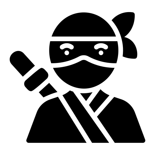 ninja Generic Glyph Icône