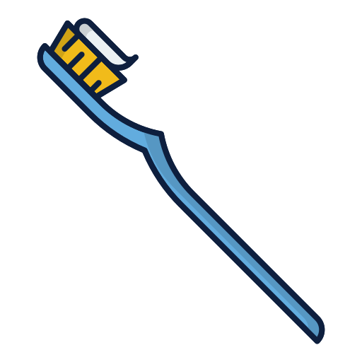 cepillo de dientes edt.im Lineal color icono