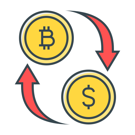 Currency Exchange Generic Outline Color icon