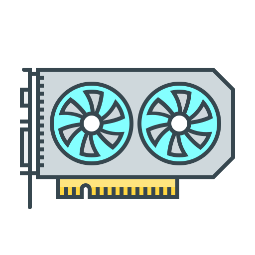Видеокарта Generic Outline Color иконка