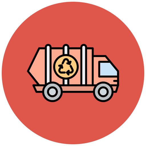müllwagen Generic Outline Color icon