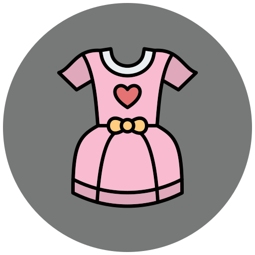 Детское платье Generic Outline Color иконка