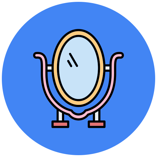 Mirror Generic Outline Color icon