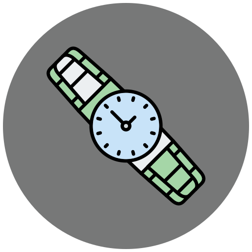 Wristwatch Generic Outline Color icon