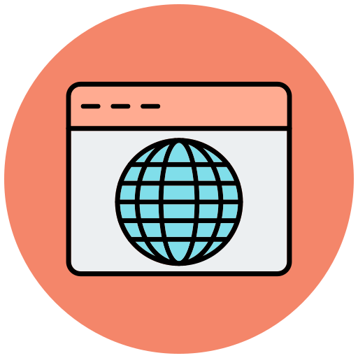 Web Browser Generic Outline Color icon