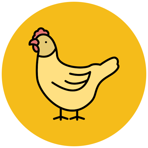 kurczak Generic Outline Color ikona