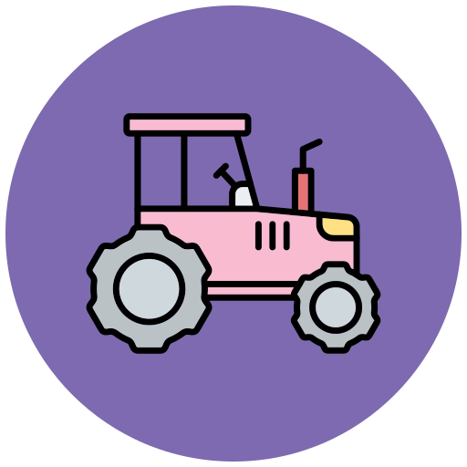 Трактор Generic Outline Color иконка