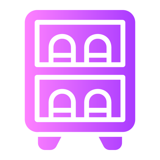 schuhregal Generic Flat Gradient icon