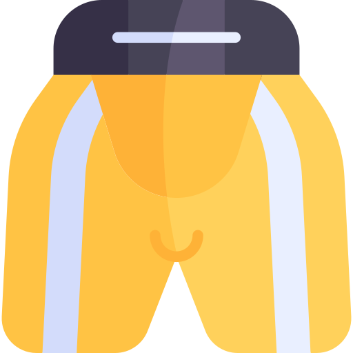 pantalones cortos de boxeo Kawaii Flat icono