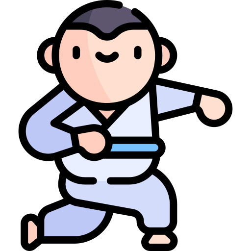 Judo Kawaii Lineal color icon