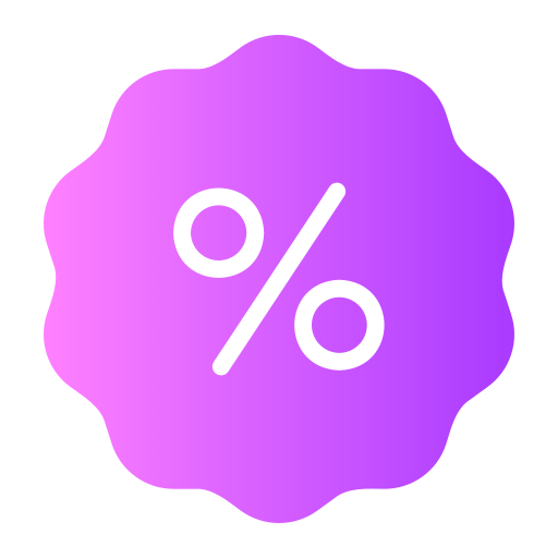 percentuale Generic Flat Gradient icona