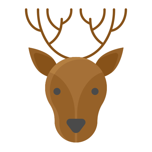 cerf Generic Flat Icône