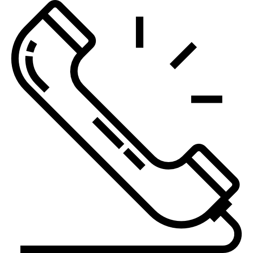 전화 Detailed Straight Lineal icon