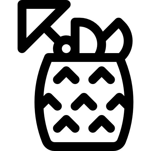 coquetel Basic Rounded Lineal Ícone