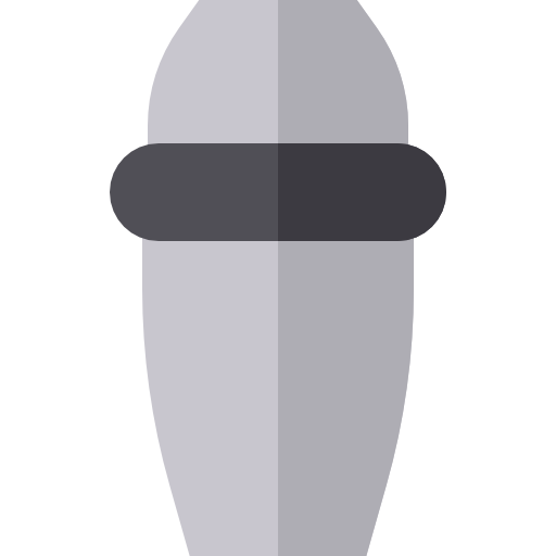 Cocktail shaker Basic Straight Flat icon