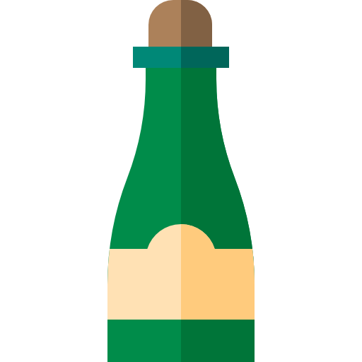 szampan Basic Straight Flat ikona