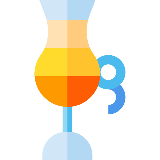 Cocktail Basic Straight Flat icon