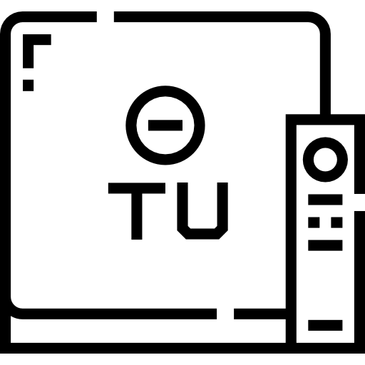 スマートテレビ Detailed Straight Lineal icon