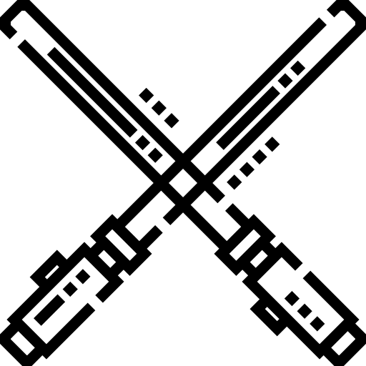 sciabola leggera Detailed Straight Lineal icona