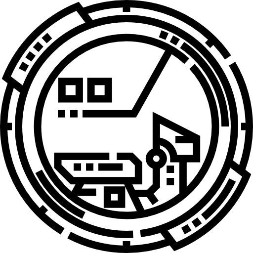 estación espacial Detailed Straight Lineal icono