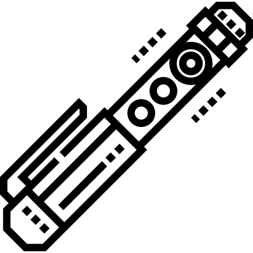 sable de luz Detailed Straight Lineal icono