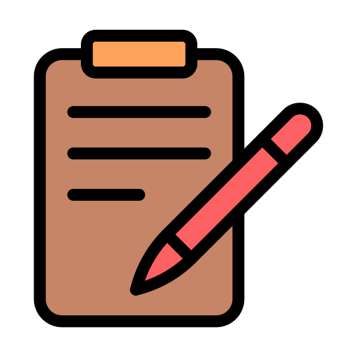 Contract Generic Outline Color icon