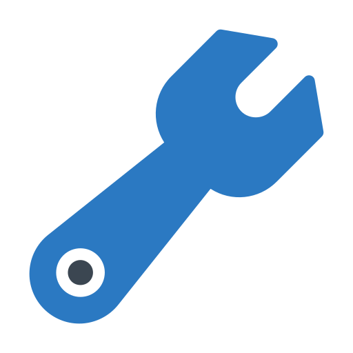 strumento chiave inglese Generic Blue icona