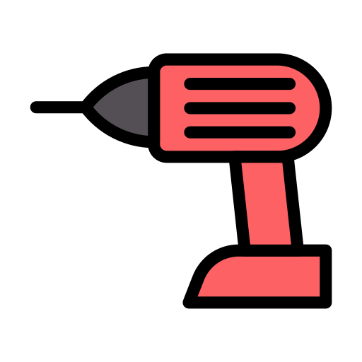 Hand Drill Generic Outline Color icon