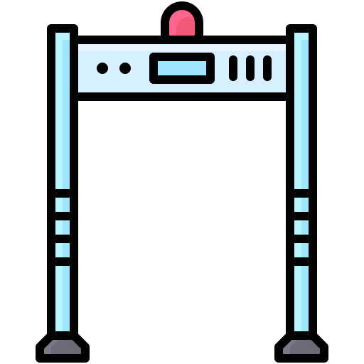 detector de metales Generic Outline Color icono