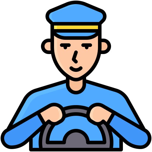 conductor de taxi Generic Outline Color icono