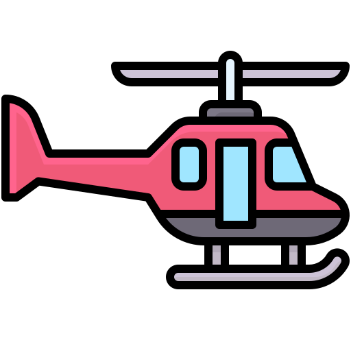 elicottero Generic Outline Color icona