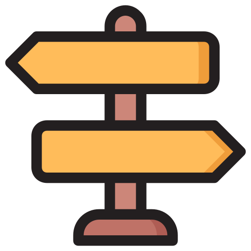 Direction Generic Outline Color icon