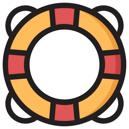 救命浮輪 Generic Outline Color icon