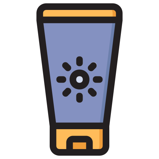 Sunblock Generic Outline Color icon