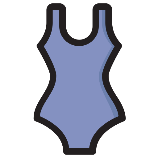 水着 Generic Outline Color icon