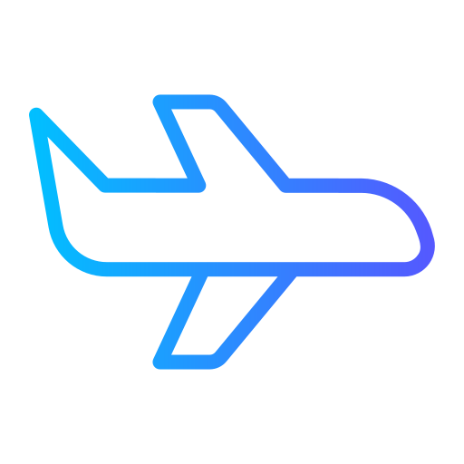 Airplane Generic Gradient icon