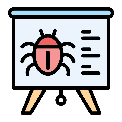 bug report Generic Outline Color icoon