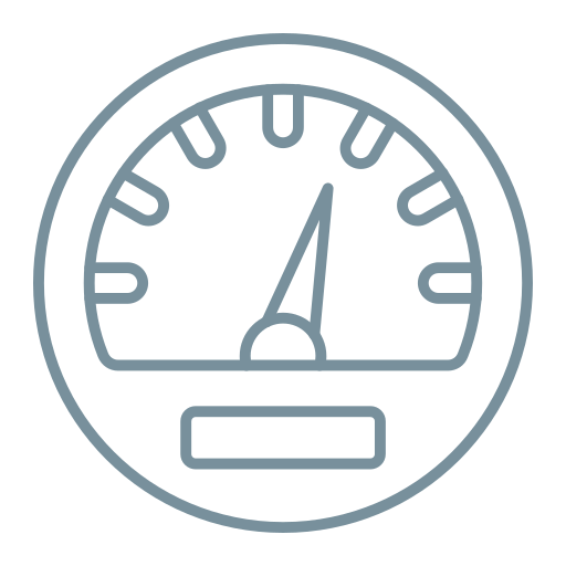 Speedometer Generic Simple Colors icon